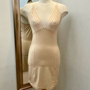 Vintage Secret lace black fuchsia slip size XL